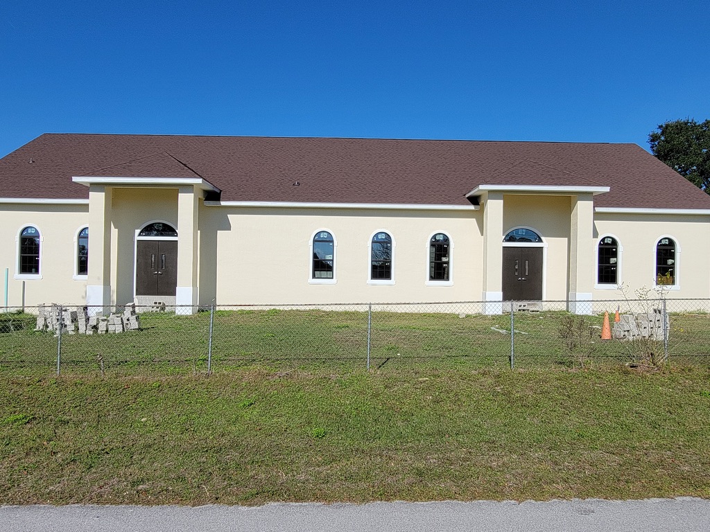 Led by the Spirit to paint the outside before finishing the interior